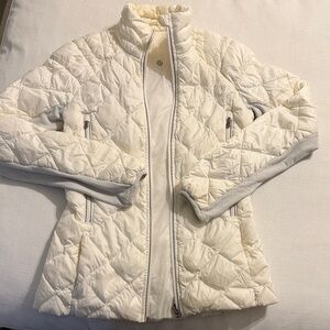 lululemon athletica Quilted Packable Jacket in Off-White/Cream